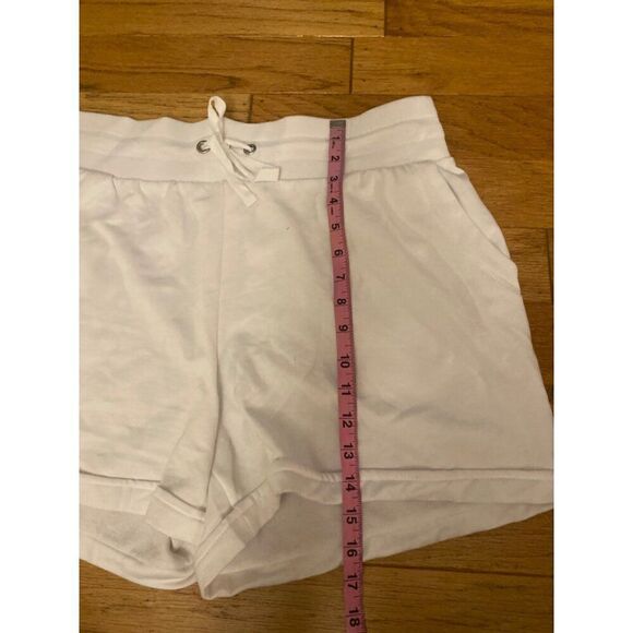 The Sweatshirt Project women's White casual comfort Drawstring sweat Shorts XL - Picture 7 of 8